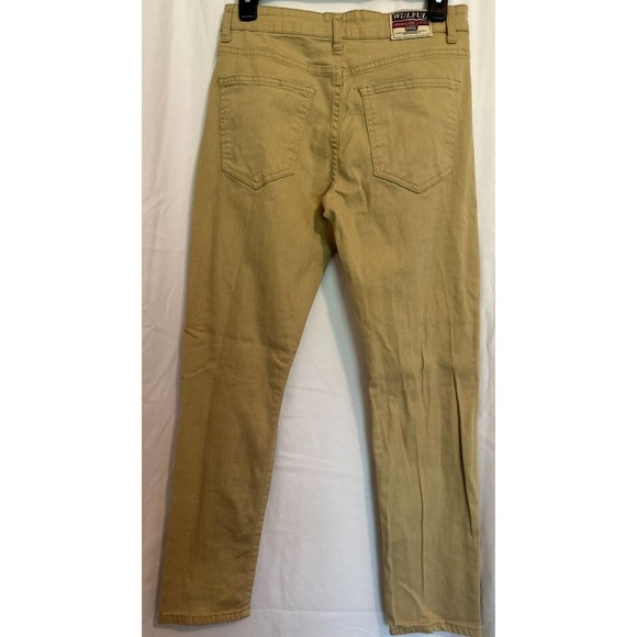 WULFUL Men's 31x27 Skinny Slim Fit Stretch Comfy Fashion Khaki Denim Jeans Pants - Picture 7 of 9